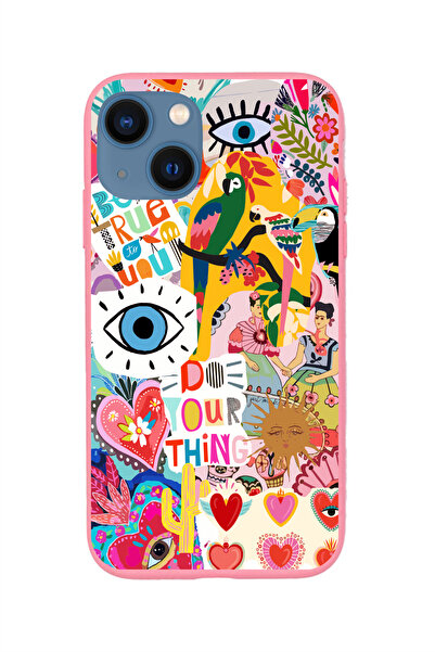 KaffCase حافظة هاتف آيفون 14 دو أور ثينج من السيليكون الفاخر