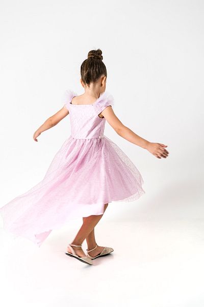 DFN Boat Neck Evening Dress