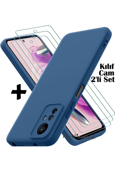 m.tk moveteck Xiaomi Redmi Note 12s Kılıf Kamera Korumalı içi Kadife Süet Sil...