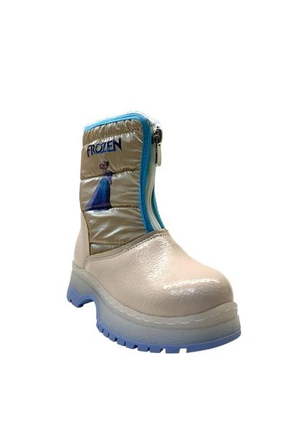 Frozen Tuğba Ortopedi 2114 Frozen Baby Girl White/Blue Luminous Boots