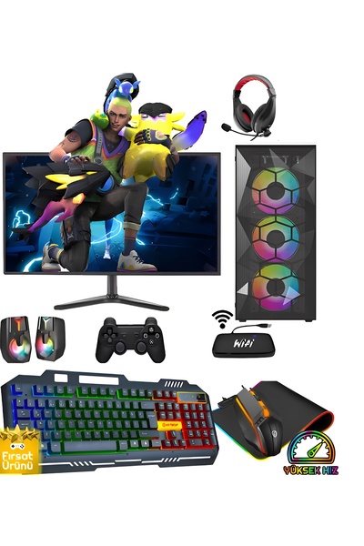 Gaming Game CacheX VK02 AMD Ryzen 5 5600G 32GB 1TB SSD 24'' Masaüstü Bilgisayar