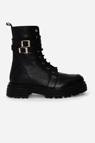 Perspective Black Color Women's Boots
