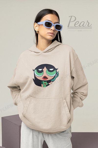 Pear Wear Γυναικείο φούτερ με στάμπα Powerpuff Girls Buttercup