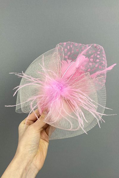 Hayalperest boncuk Polka Dot Voilet Wedding and Party Hat
