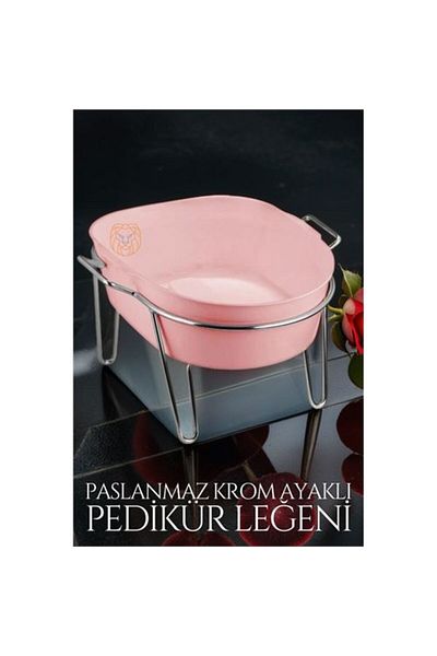 zeybat PINK Chrome Footed Pedicure Basin - G.Gibeau Design719414