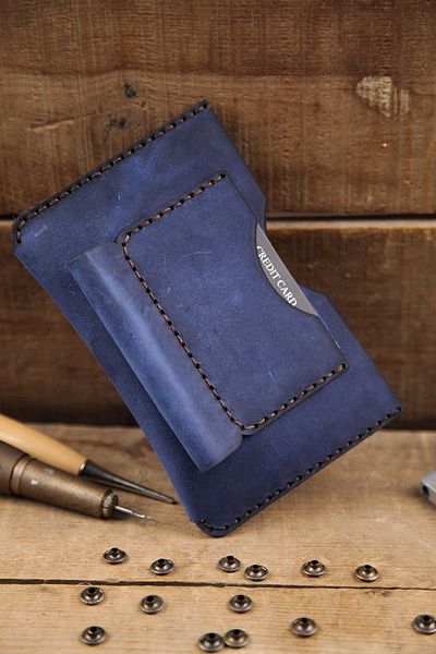 New Coast Leather 1900's Χειροποίητο πορτοφόλι διαβατηρίου από γνήσιο δέρμα