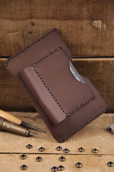 New Coast Leather 1900's Χειροποίητο πορτοφόλι διαβατηρίου από γνήσιο δέρμα