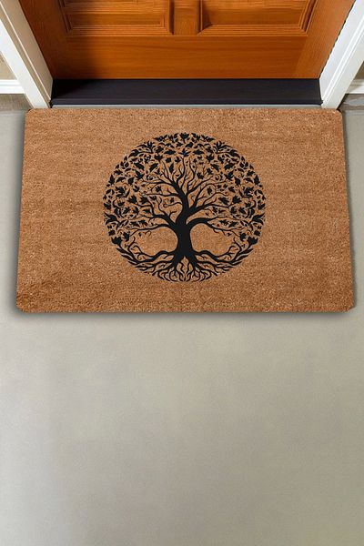 Valerine Life Plane Tree Figured Door Mat 45x70cm