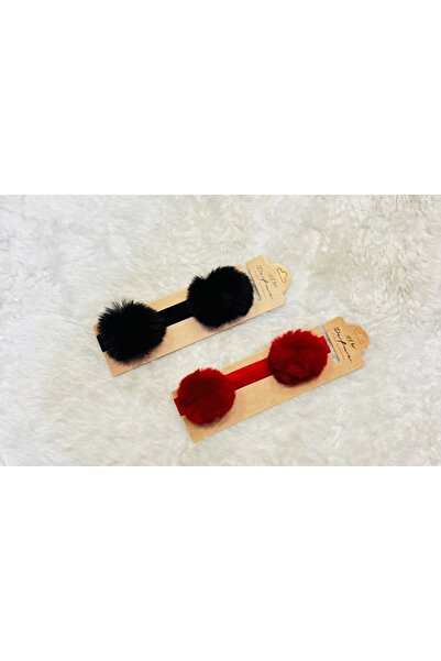 anne dokunuşu gibi KUZUM BEBE Black Red 2-Piece Baby Girl Children's Bandana ...