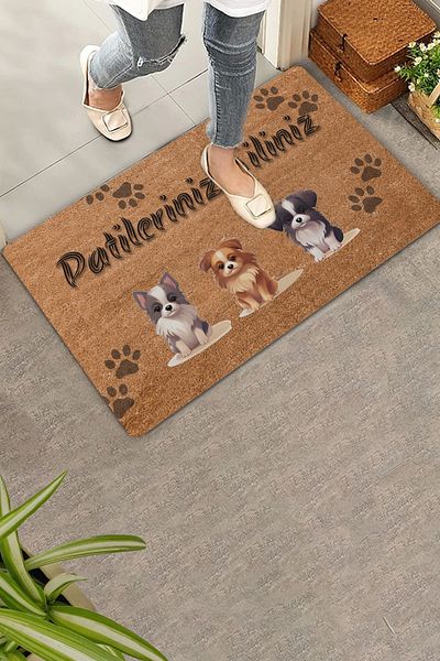 Valerine Life Triple Cute Puppy Dogs Wipe Your Paws Door Mat 45x70cm