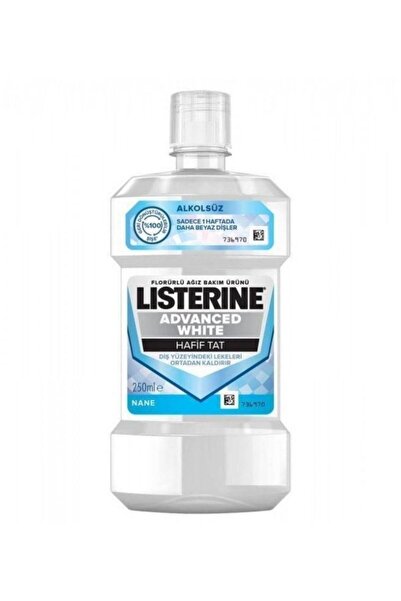 Listerine Advanced White Hafif Tat 250 Ml