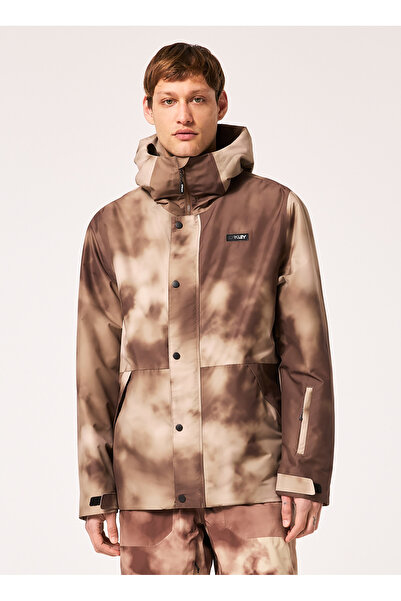 Oakley Kahve Erkek Kapüşonlu Kayak Montu FOA402345 RANGE RC JACKET
