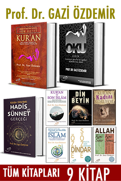 Şira Yayınları Prof. Dr. Gazi Özdemir'in Kitapları (9 Kitap Set)