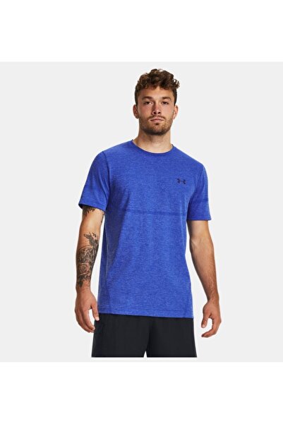 Under Armour Erkek UA RUSH™ Dikişsiz Legacy Kısa Kollu 1376781-400