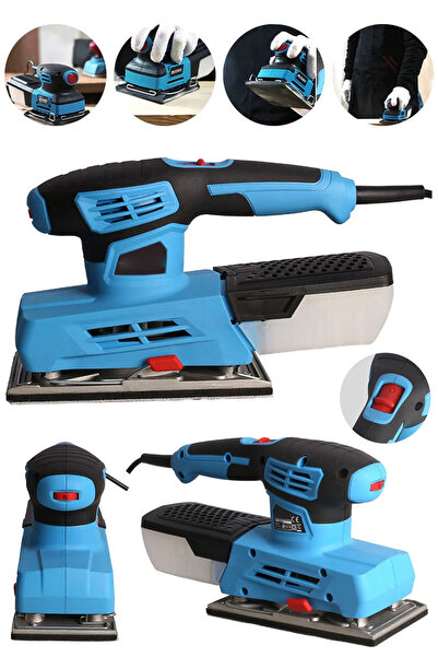MOONSHOP Pro Seri Profesyonel Gerçek 1850 W Elektrikli Titreşimli Zımpara Mak...