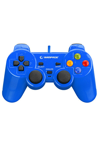 Rampage Sg-r602 Ps3/pc Mavi Usb 1.8m Joypad