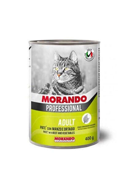 MORANDO Neo Pet Market Morando Biftek Sebzeli Kedi Konservesi Ezme Pate 400gr...