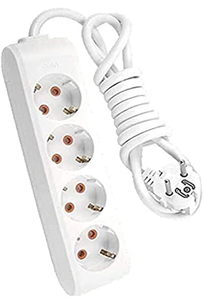 VİKO Viko Dörtlü Priz Topraklı Kablolu Ç.K. 3 Metre