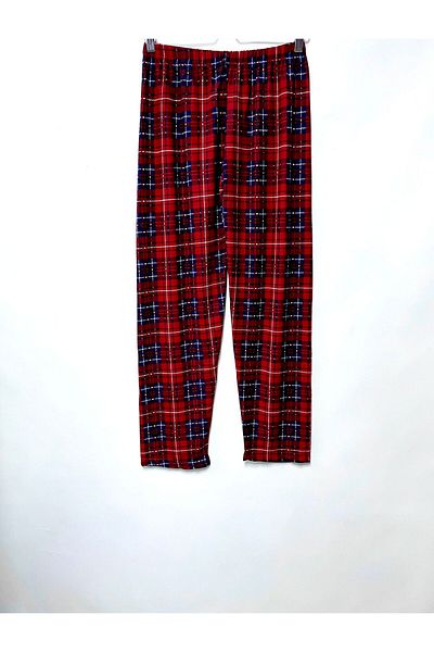Moda Clubu Women's Pajama Bottoms Plaid Pattern