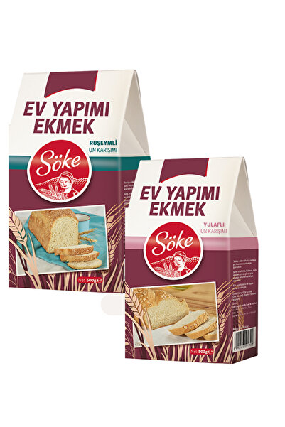 Söke Ev Yapımı Ruşeymli ve Yulaflı Un Karışımı 2 x 500 2 li Set