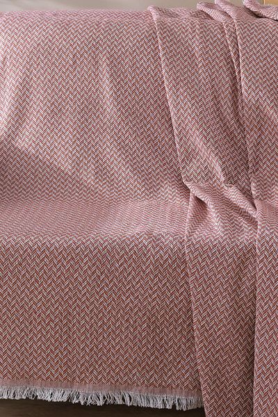 Cotonila Sofa Cover 170X210 Cm | Natural Cotton Sofa Shawl | Sofa Bed Cover