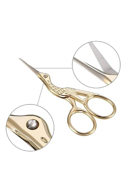 SIFIR312 Metal Swan Scissors - Stainless Steel Swan Scissors