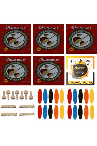 şenses müzik market Masterwork Binding Wire 6 Sets and All in One