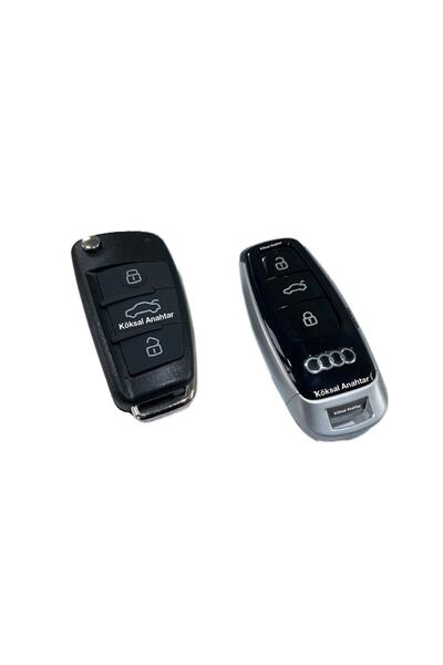 Köksal Anahtar Audi 2020 A3, Q2, Q3 Keyless Start&Stop Sustalı Anahtarlar içi...