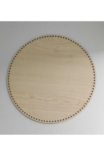 firdevsi hobi wooden basket, tray base-circle-33-cm-1 piece-all color available