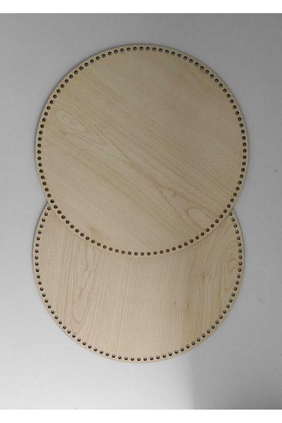 firdevsi hobi wooden basket, tray base-circle-33-cm-2pcs-all color available