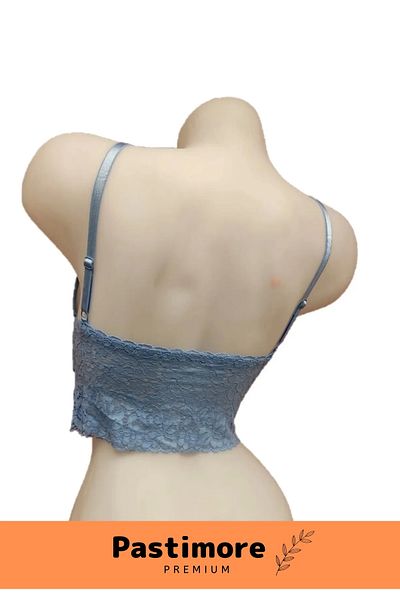 Pastimore Bustieră Premium fără suport, acoperită cu dantelă Biritli Paradise Bralet