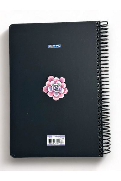 Gıpta GIPTA BEST NOTES HARD COVER SPIRAL 17 * 24 CM 70 GR PAPER 120 YPCHECKED – PATTERN4