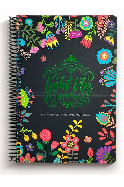 Gıpta GIPTA BEST NOTES HARD COVER SPIRAL 17 * 24 CM 70 GR PAPER 120 YPCHECKED – DESEN2