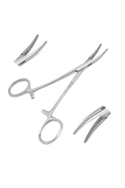 TıpKimSan Mosquito Hemostatik Pens 12.5 cm Eğri