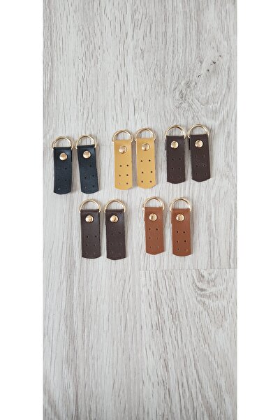 NAZENİN HOBİ AKSESUAR DERİ ÖRGÜ ÇANTA BÖCESİ (SAP UCU) 2 Lİ