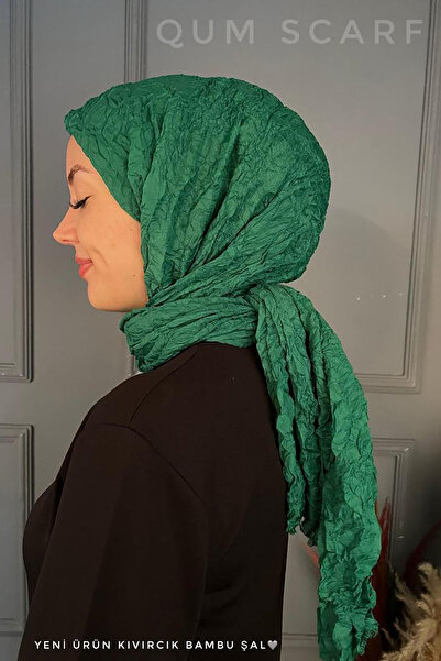QUM İPEK Kıvırcık Bambu Şal