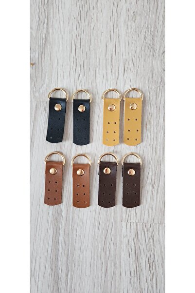 NAZENİN HOBİ AKSESUAR DERİ ÖRGÜ ÇANTA BÖCESİ (SAP UCU) 2 Lİ