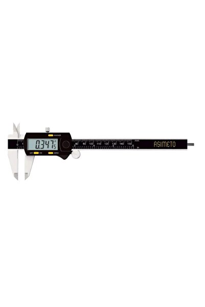 0-150mm Asimeto Yuvarlak Çubuklu Dijital Kumpas As-307262