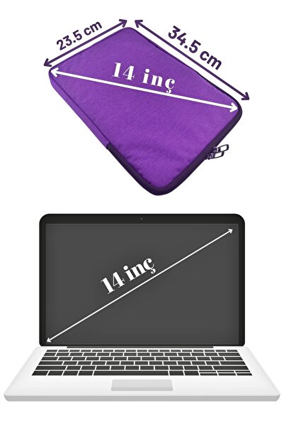 Boldy Laptop Bag Laptop Bag Notebook Bag Zippered Macbook Bag Laptop Case 13-13.3-14 Inch