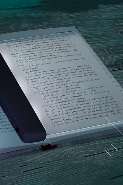 TechnoStation Kitap Aydınlatıcı Led Panel Okuma Çerçevesi Işıklı Kitap Ayracı