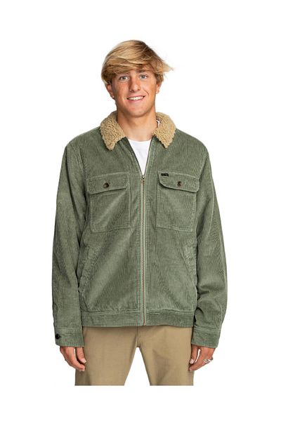 BİLLABONG Ebyjk00113 Barlow Sherpa Cord Green Men's Jacket