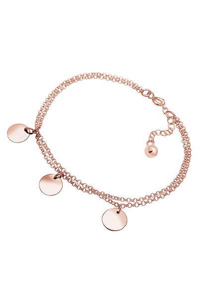 ELLI Geo-Armband aus 925er-Sterlingsilber – Damen-Circle-Schicht