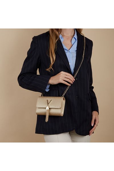 Valentino Bags Divina Goudkleurige Crossbody fogyasztói kő VBS5QY03GLIORO