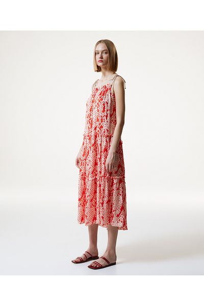 Machka Patterned Strap Dress