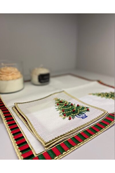 ge living New Year Series Nutcrackers Themed 4-Piece Cocktail Napkins