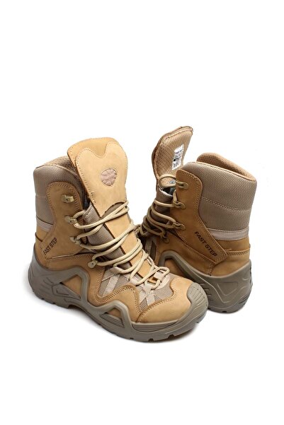 TUGERDİ Γνήσιο δέρμα Nubuck με κορδόνια σε μπεζ ποιότητα ανδρικές αθλητικές μπότες εξωτερικού χώρου Tg09117191311795