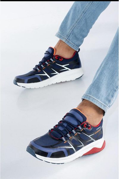 sandal spor Unisex Αθλητικά παπούτσια με αντανακλαστικά νεροαπωθητικά εξωτερικού χώρου Ss001-0355 Navy Blue