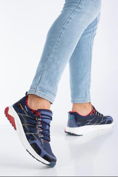 sandal spor Unisex Αθλητικά παπούτσια με αντανακλαστικά νεροαπωθητικά εξωτερικού χώρου Ss001-0355 Navy Blue