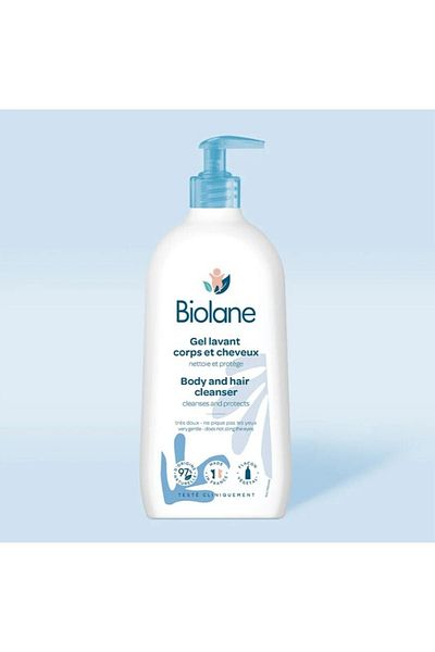 Biolane Gentle Cleansing Baby's Sensitive Skin and Hair Hair and Body Shampoo 750ml