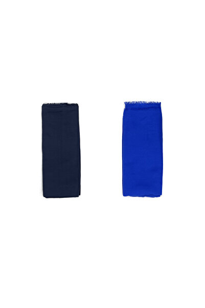 nazipek 2'li Set Günlük Kullanım Pamuklu Tülbent Pudra Şal 180x80cm Pamuklu Y...